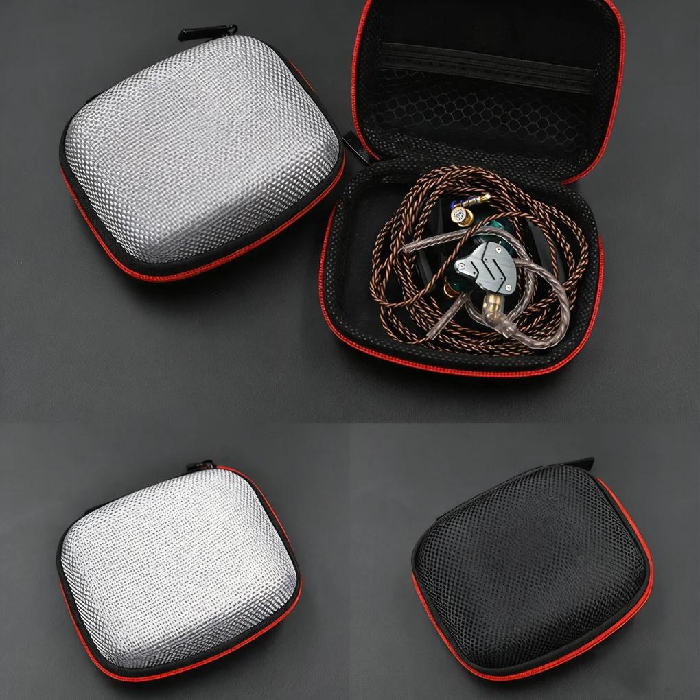 Étui pour écouteurs, boîte pour écouteurs, étui pour casque Bluetooth, étui carré portable pour casq