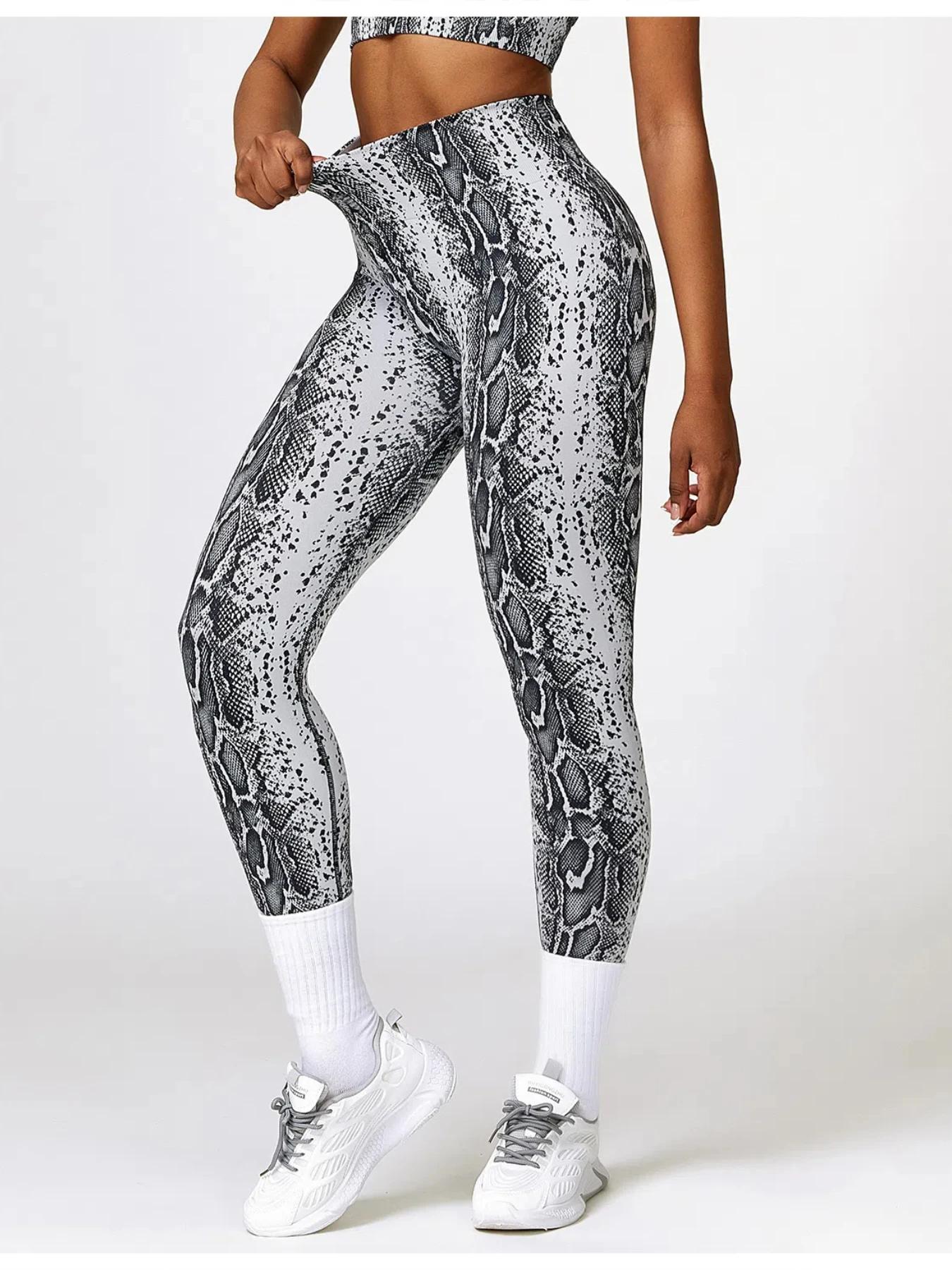 Nouveau Tye Die pantalons de Yoga sans couture femmes taille haute levage hanche miel pêche hanche F