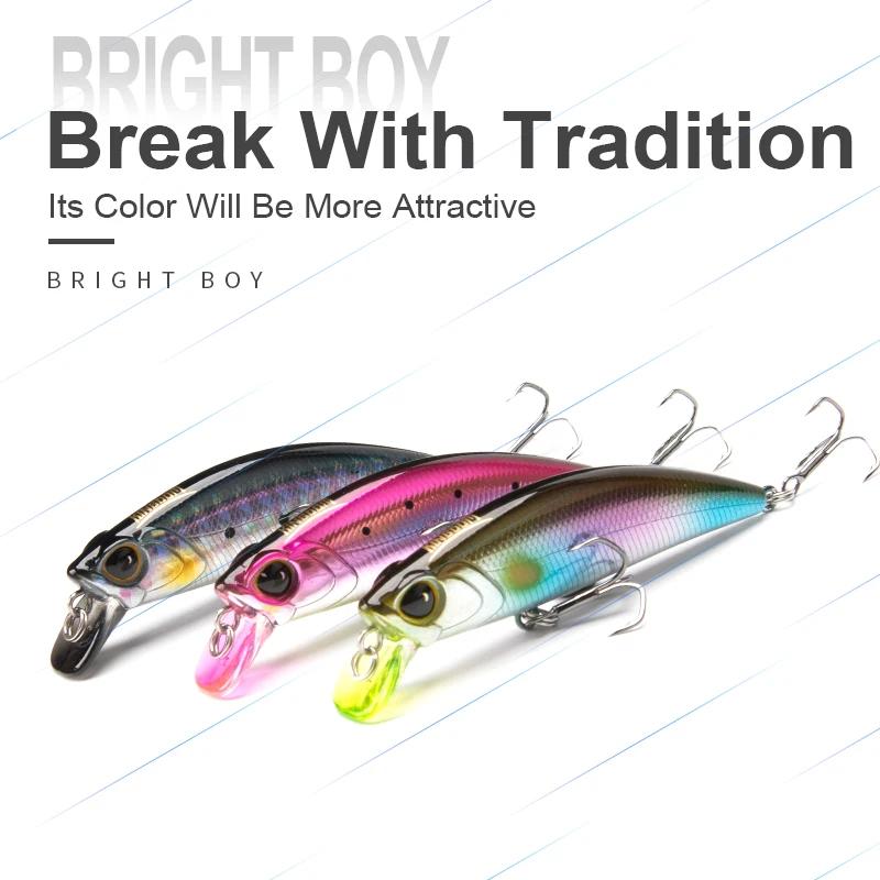 Kingdom coulant méné leurre de pêche 45mm 60mm coulée lointaine artificielle dur Wobbler manivelle c