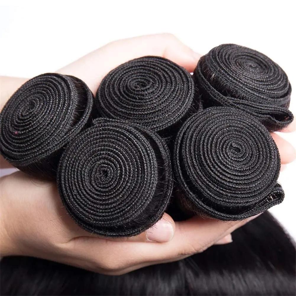 Faisceaux De Cheveux Humains 18 20 22 Pouces Tissage Cheveux humains brésiliens solde Fashowbeauty B