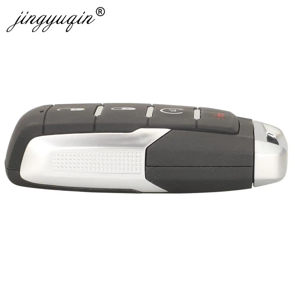 Jingyuqin Smart Remote Car Key Shell Case pour Dodge RAM 1500 Limited LongHorn 2019 2020 2021 Fob OH