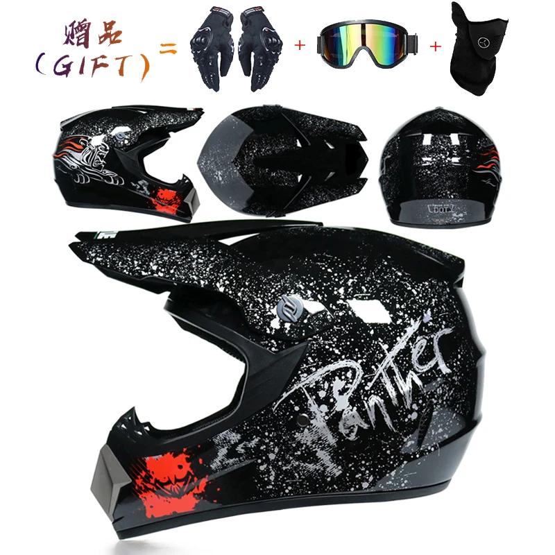 Casque de motocross de sécurité Casco Motocross vélo descente capacité ATV casque croisé enfant casq