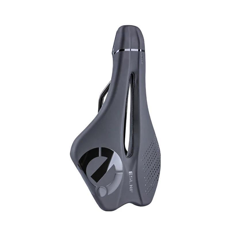 ESLNF selle de vélo PU confortable selle de vélo de route de montagne antidérapant absorbant les cho