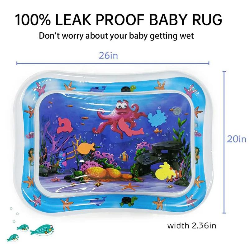 Tapis de jeu d'eau pour bébé, coussin gonflable en PVC pour nourrissons, temps du ventre, coussin d'
