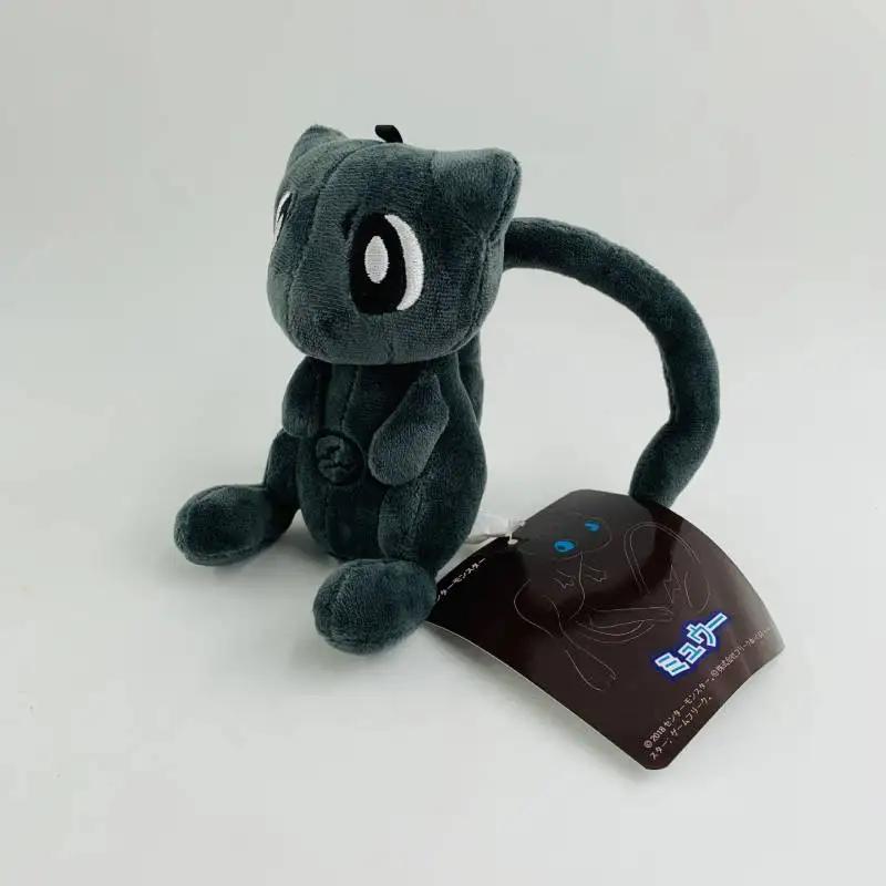 Porte-clés pokémon Mew en peluche noir 13CM, sac Pandent et décorations pour enfants, cadeau de noël