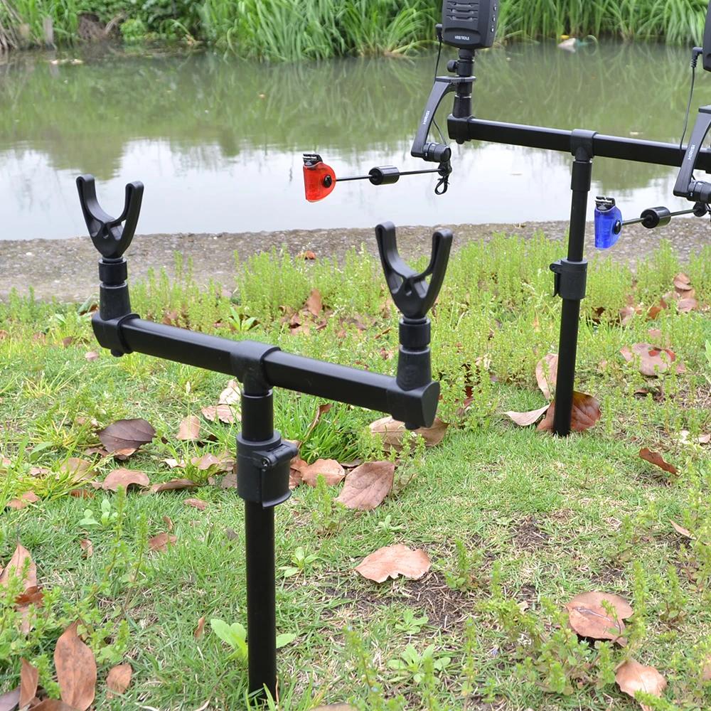 Hirisi 2 pièces tête de repos de canne à pêche à la carpe pour bâtons de banque support de canne à p