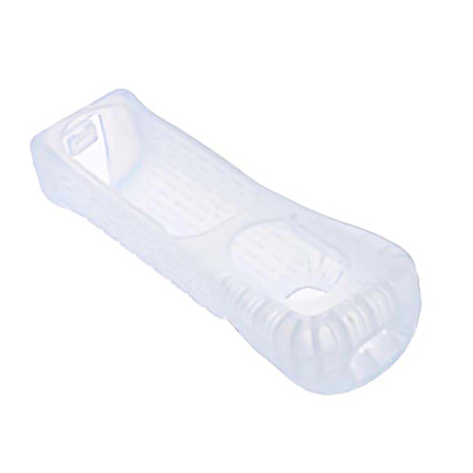 Coque de protection en silicone anti-chute pour manette Nintendo Wii, coque souple, peau blanche, Mo