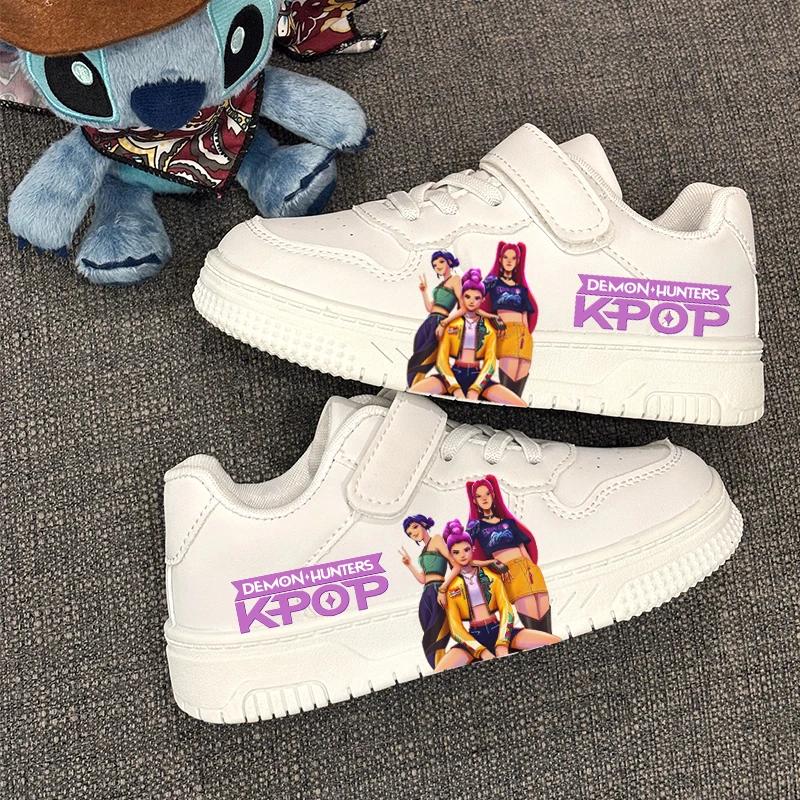 Chaussures décontractées KPOP pour enfants 2026 – Nouvelle collection de baskets blanches tendance p