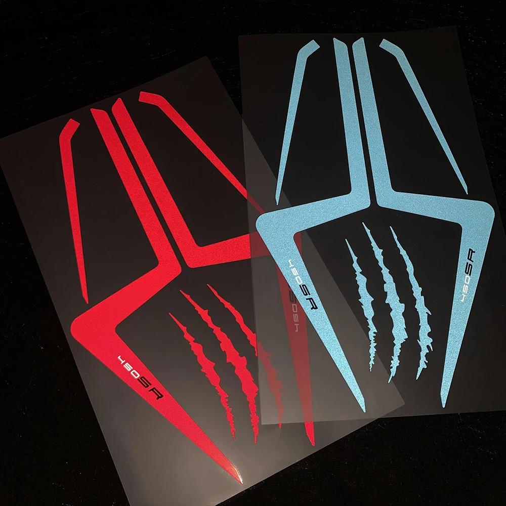 Autocollants latéraux réfléchissants pour carénage avant de Moto CFMOTO 450SR 450 SR, décalcomanies 