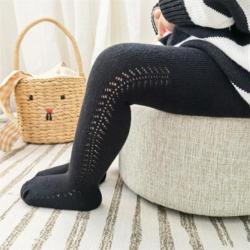 Lawadka 0 à 5 ans été enfant en bas âge bébé collants pour filles mode tricoté côtelé nouveau-né col