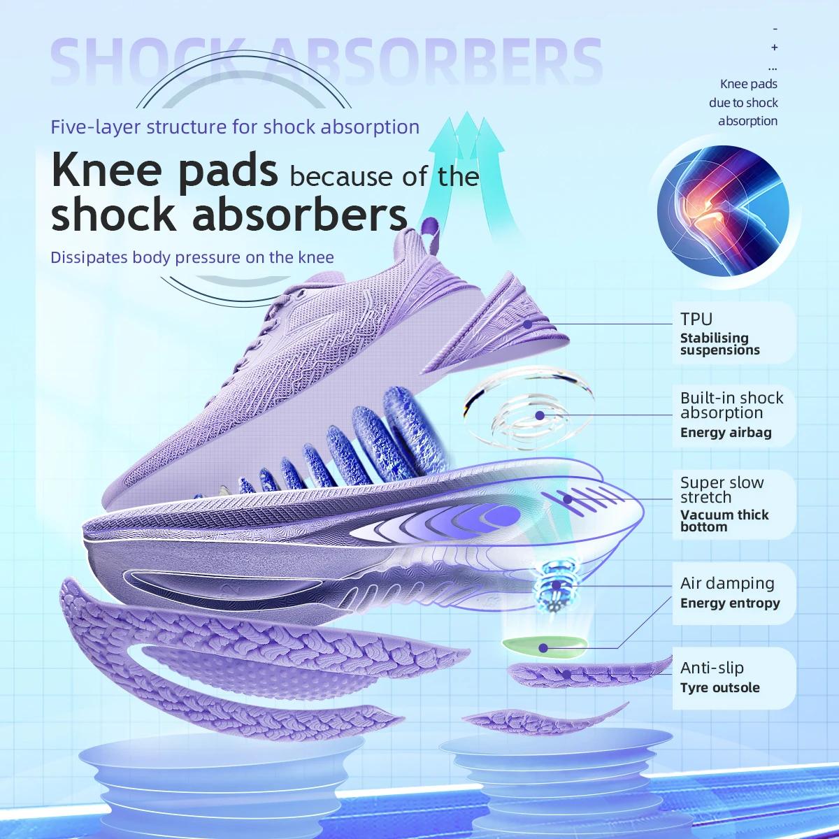 Chaussures de course Onemix Original homme - Absorption chocs, léger respirant, maille antidérapant amorti baskets