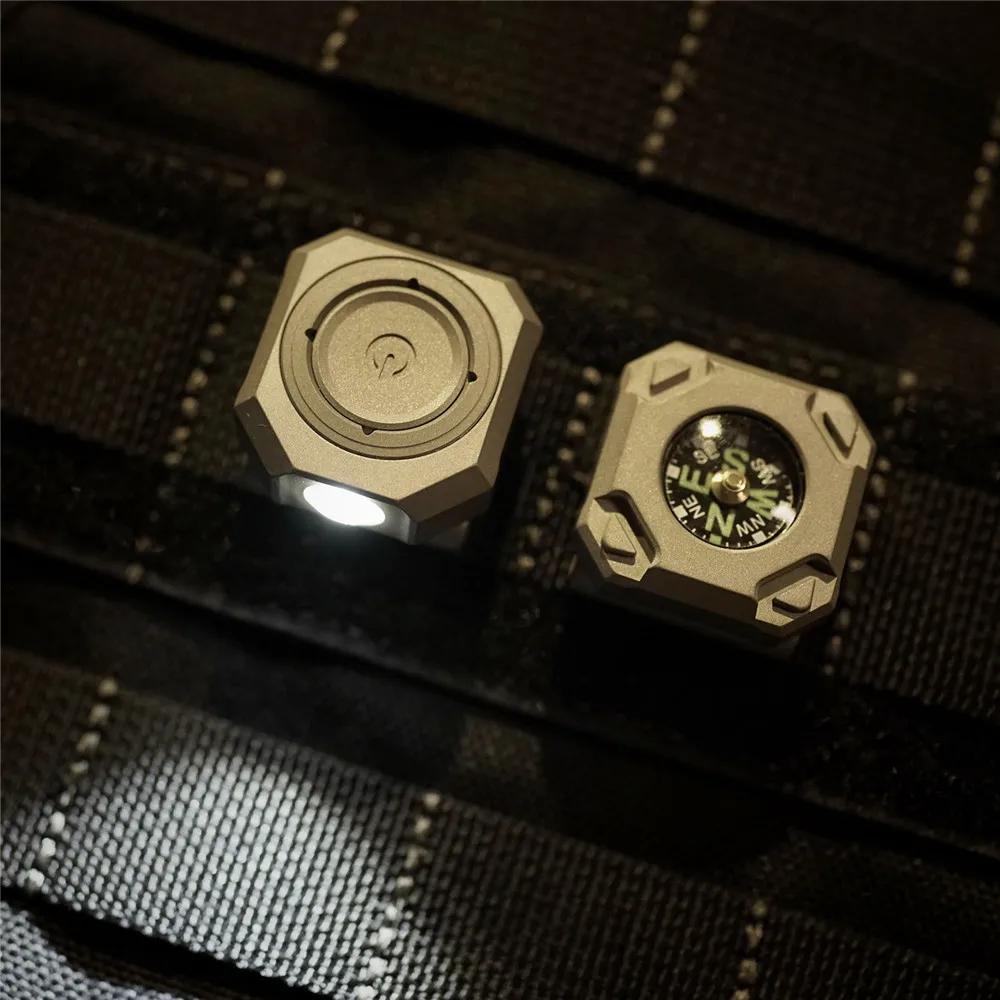 MecArmy CPLU bracelet de montre titane/aluminium lumière LED Max 300 lumens USB-C lanternes torche E