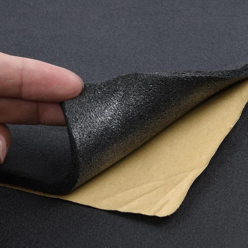 Capot insonorisant d'isolation de voiture, 200x50cm, 10mm d'épaisseur, mousse à cellules fermées, ac