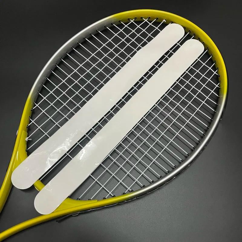 Bande de protection de bord de tête de raquette de Tennis auto-adhésive épaisse, 2 pièces, accessoir