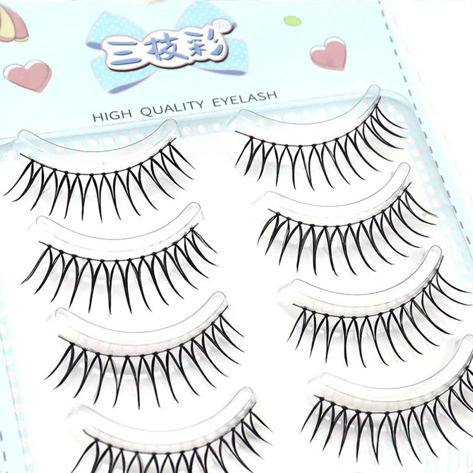 Faux cils coréens en forme de U Ins Zhang Yuanying, naturels, vaporeux, doux, Extension de cils en f