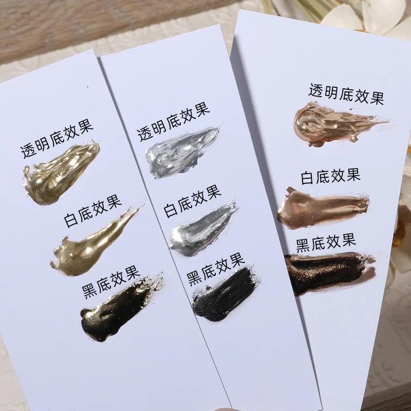 Poudre miroir or argent pour Nail Art, 1 boîte, paillettes élégantes, Champagne, vernis Gel UV, pous