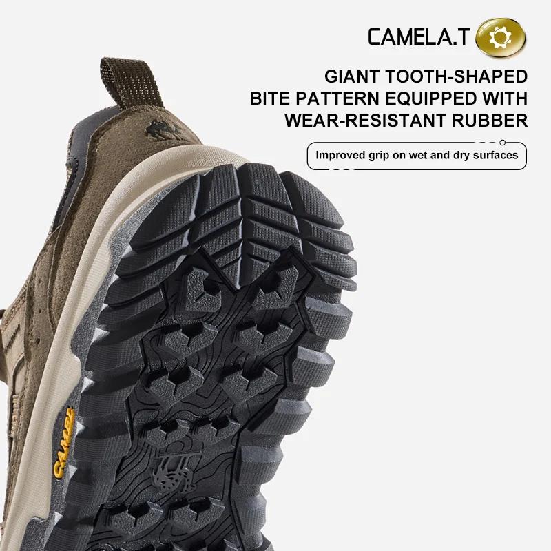 GOLDEN CAMEL – chaussures de randonnée en plein air pour hommes et femmes, baskets respirantes antid