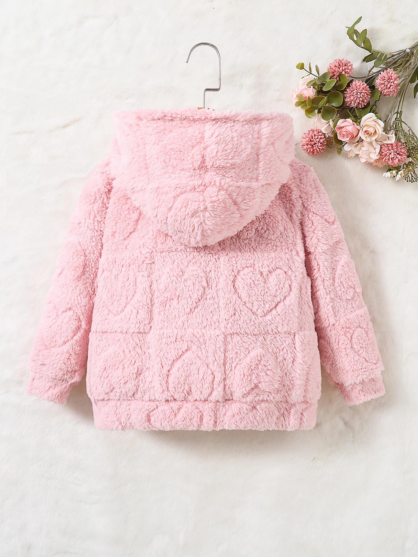 Manteau à capuche en cachemire pour filles, nouvelle mode printemps et automne pour enfants, 1 pièce