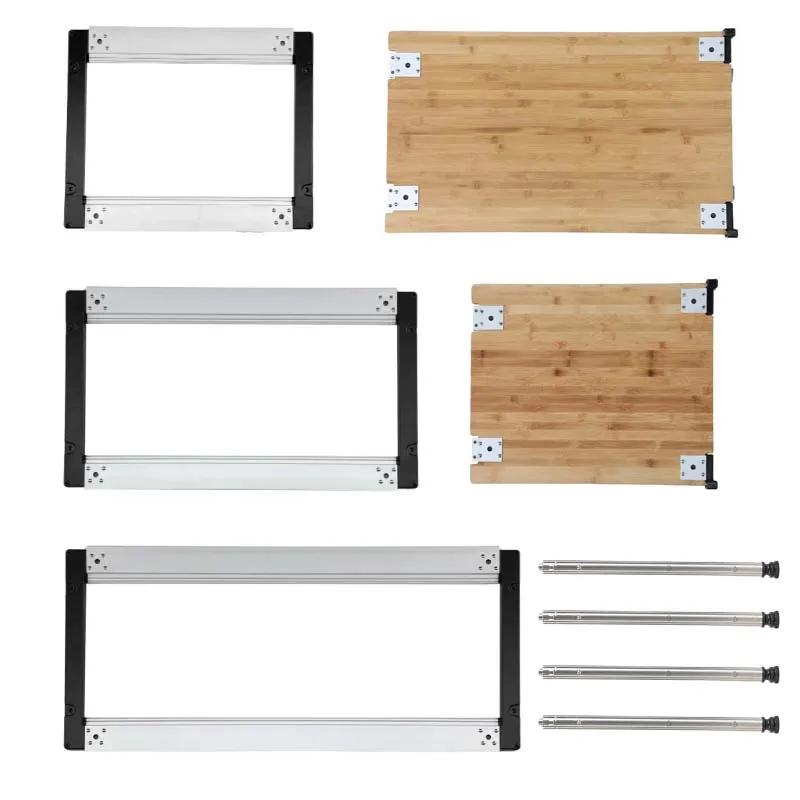 Table de Camping IGT, combinaison gratuite, accessoires IGT en acier inoxydable, Table pliante Porta