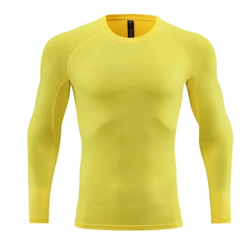 T-shirt compression homme fitness et course - Football jogging salle de sport