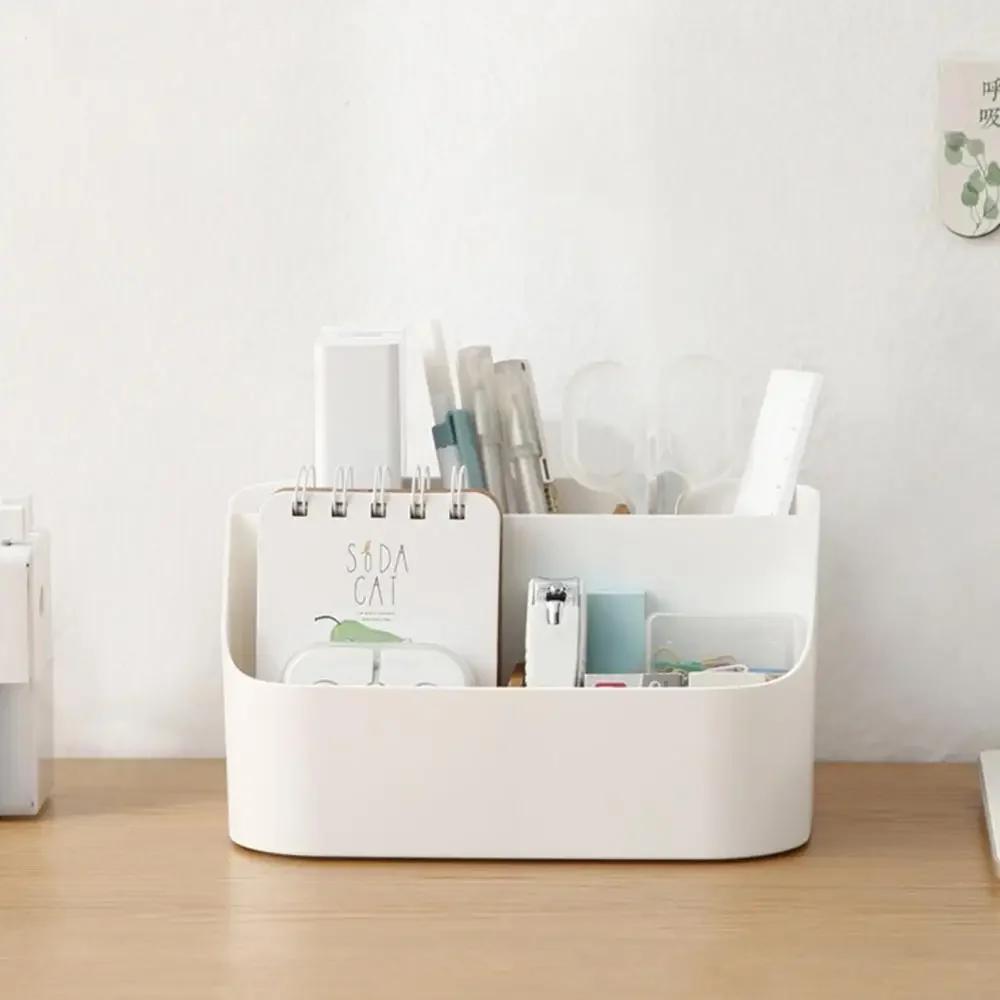 Boîte de rangement de bureau, boîte de fournitures de bureau, maquillage, cosmétiques, organisateur 