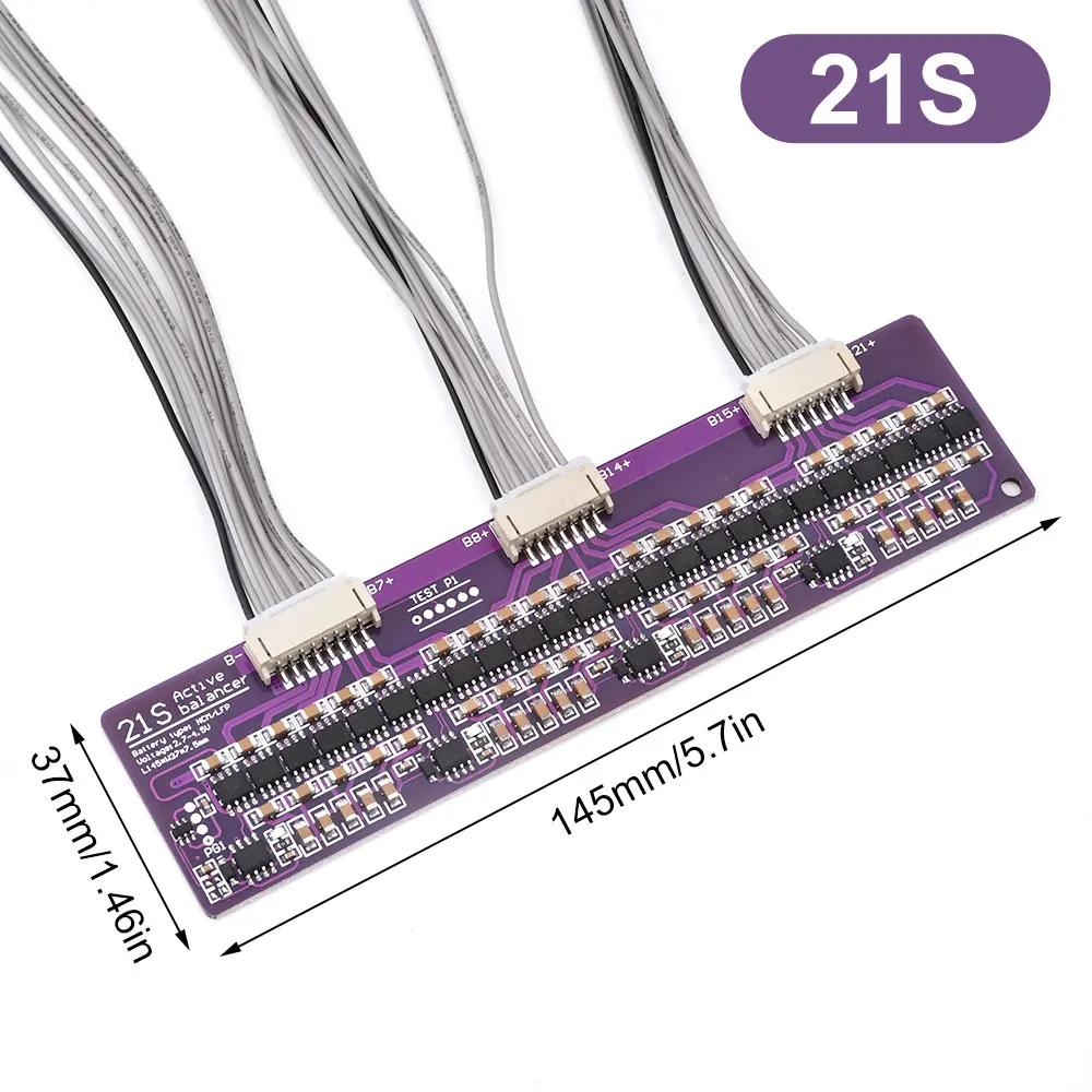 Batterie au Lithium Li-ion Lifepo4 LTO 3S 4s 5s 6s 8s 14s 17s 21s, égaliseur actif, carte d'équilibr