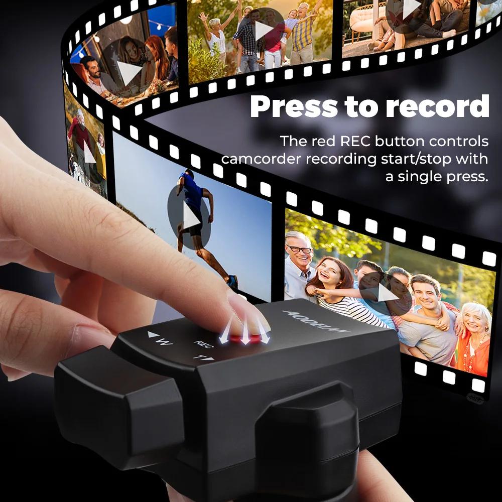 AODELAN caméscope Zoom contrôleur Zoom/enregistrement vidéo télécommande avec câble 2.5mm pour appar