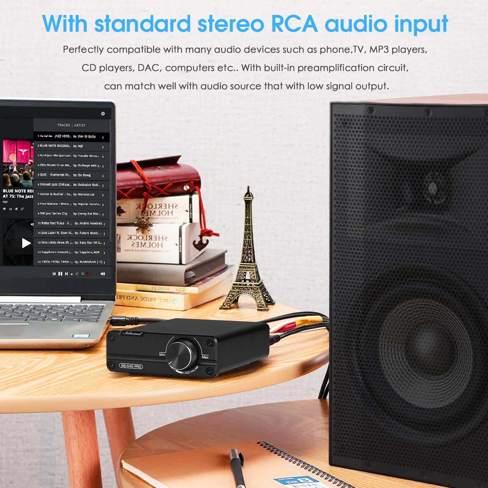 Douk Audio NS-04G PRO TPA3116 Amplificateur numérique de classe D Stéréo HiFi Amplificateur de puiss