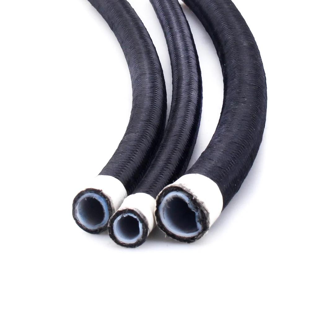Tuyau de course universel 1M/3M/6M AN4-AN12 tressé tuyau de frein en PTFE ligne d'huile de carburant