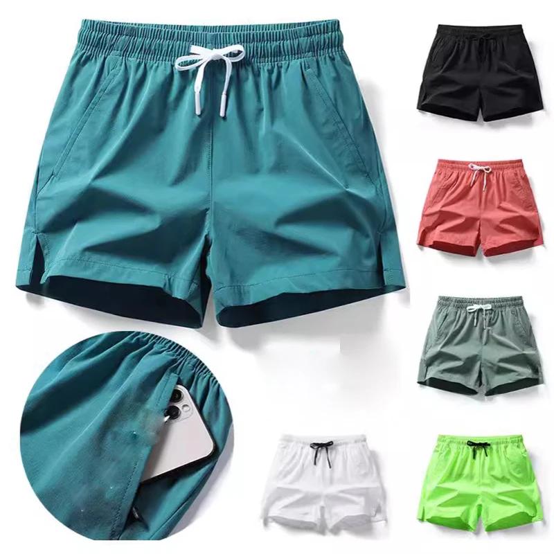 Short multicolore pour hommes, séchage rapide, Fitness, sport, loisirs, confortable, respirant, fin,