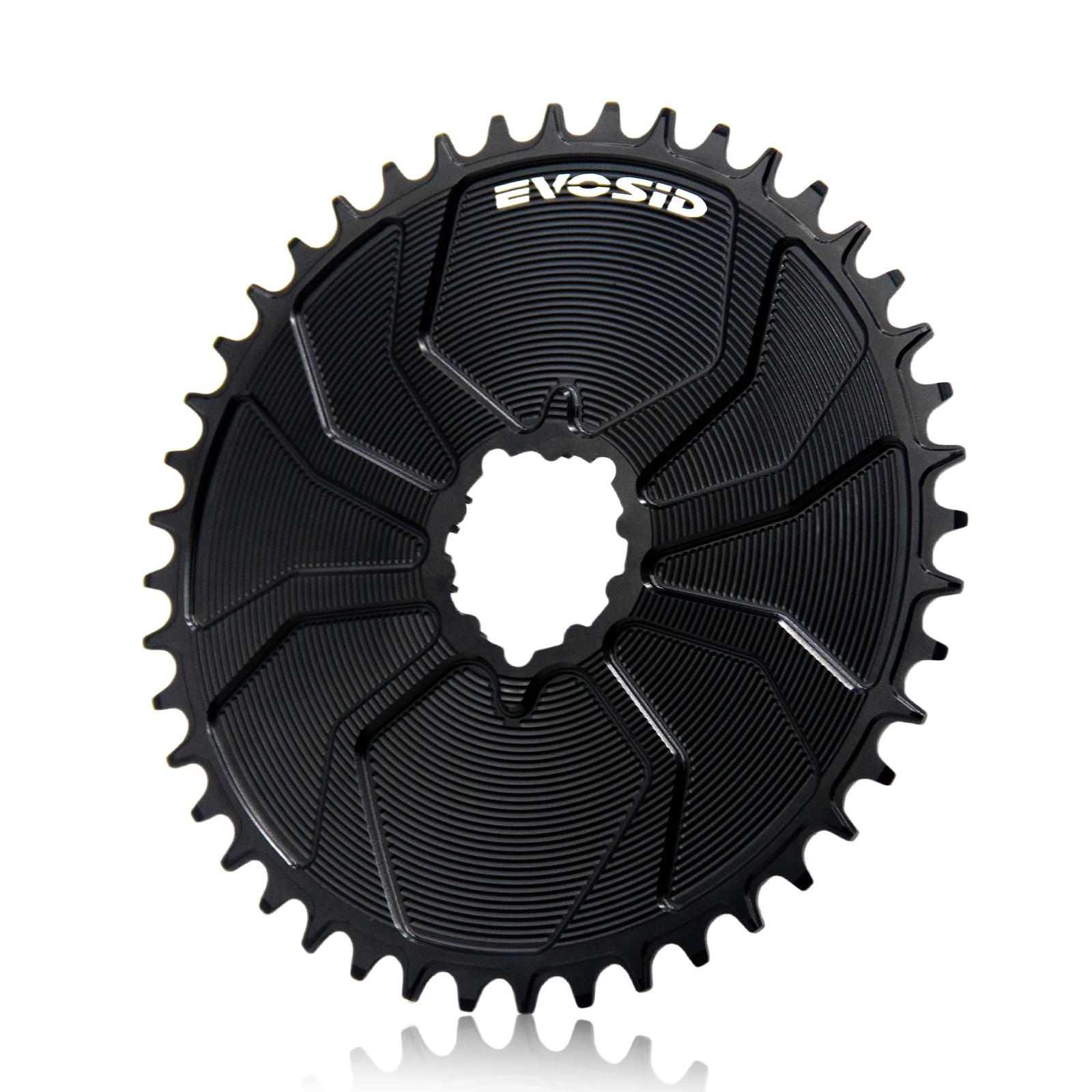 EVOSID – plateau de vélo de route en gravier, 3 boulons, dents larges et étroites, décalage de 0mm, 