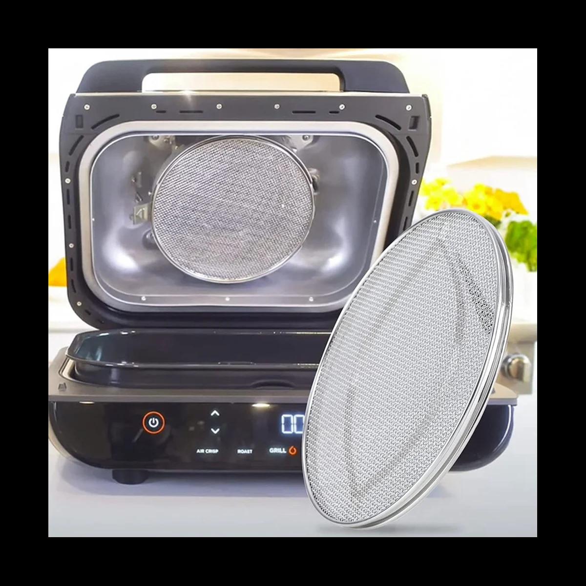 Bouclier anti-éclaboussures en acier inoxydable, accessoires de grille intérieure réutilisables 6 en