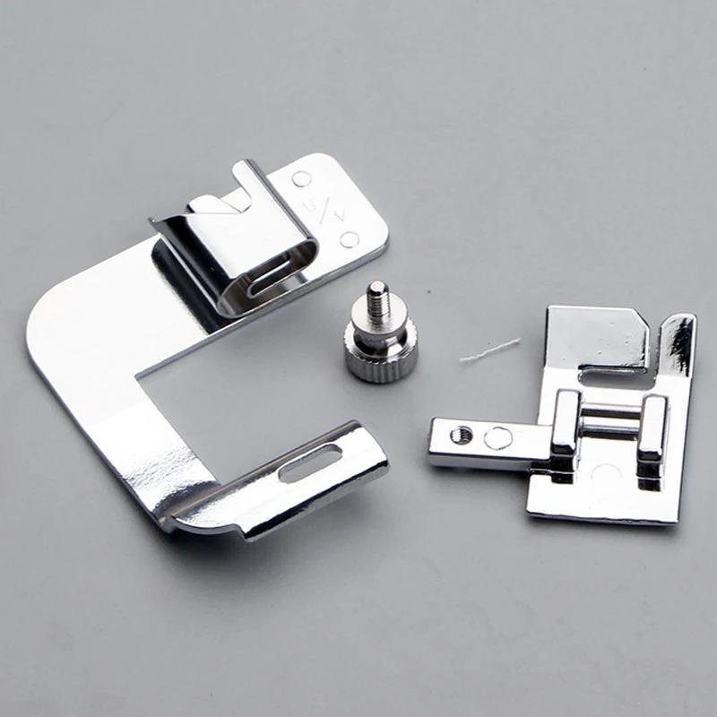 9mm /13mm /19mm /25mm Machine À Coudre Pied Presse Pied Roulé Hem Pieds Ménage Multi Fonctionnelle C