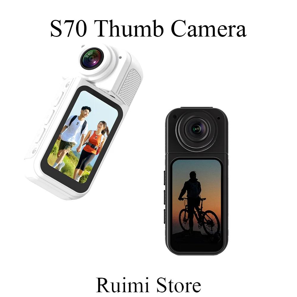 Caméra à pouce S70 180 °   Caméra d'action avec enregistreur de cyclisme WIFI Sport DV, 2.7K/1080P, 