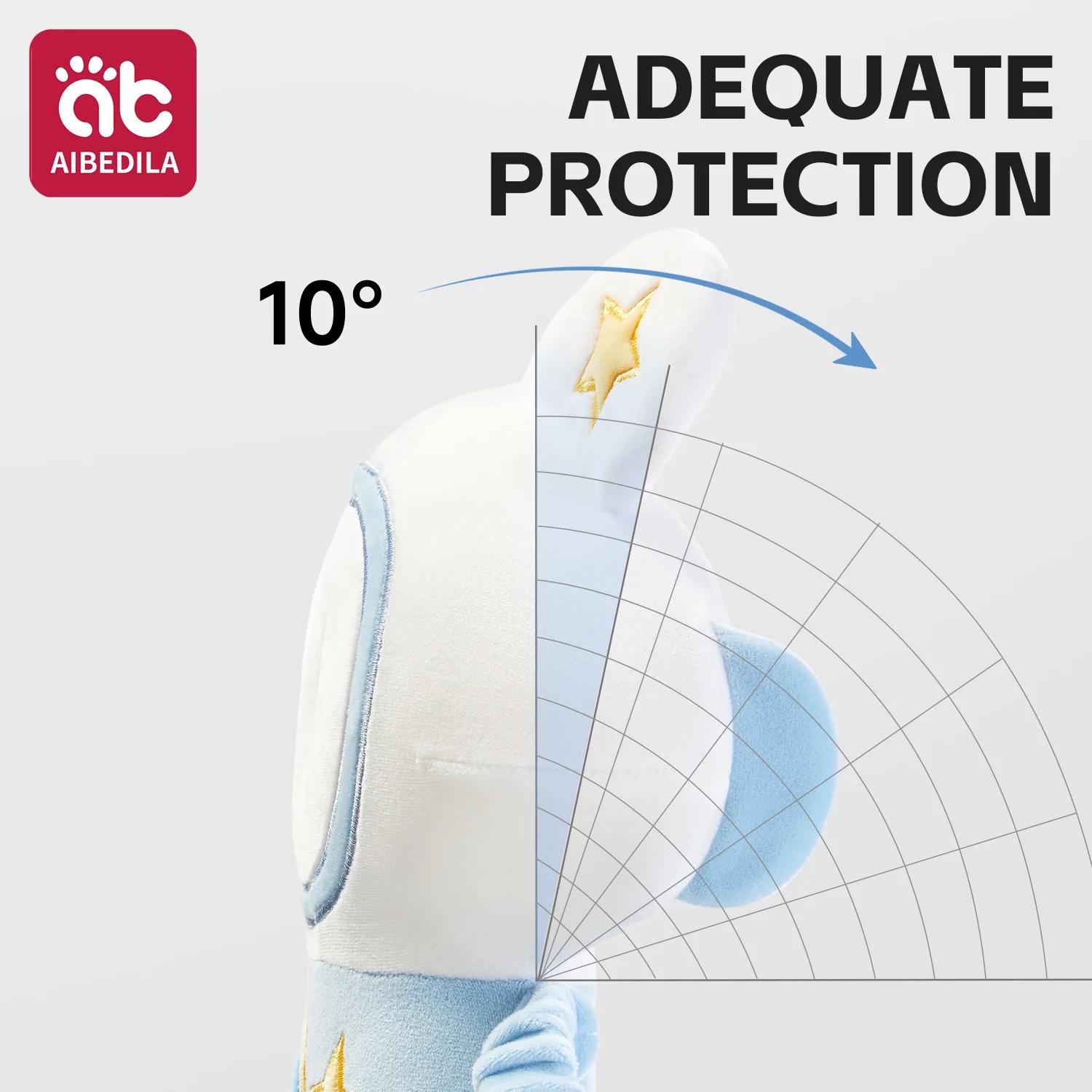 AIBEDILA Coussin de protection anti-chute 3 faces pour bébé, motif animal mignon, pour la tête et le