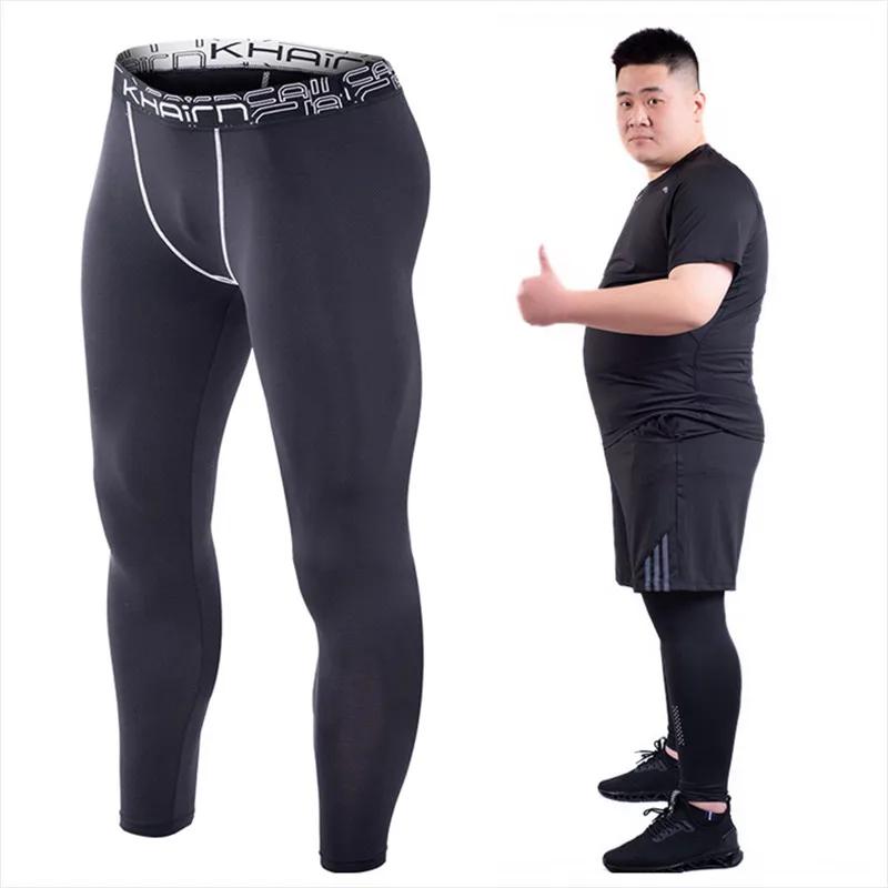 Pantalon slim grande taille pour homme, leggings de fitness, de course, de basket-ball, de sport ast
