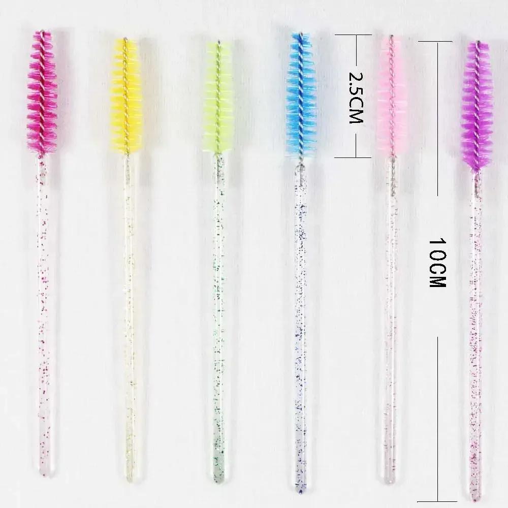 Brosse à cils jetable en cristal, peigne, Extension de cils, baguettes de Mascara, maquillage profes