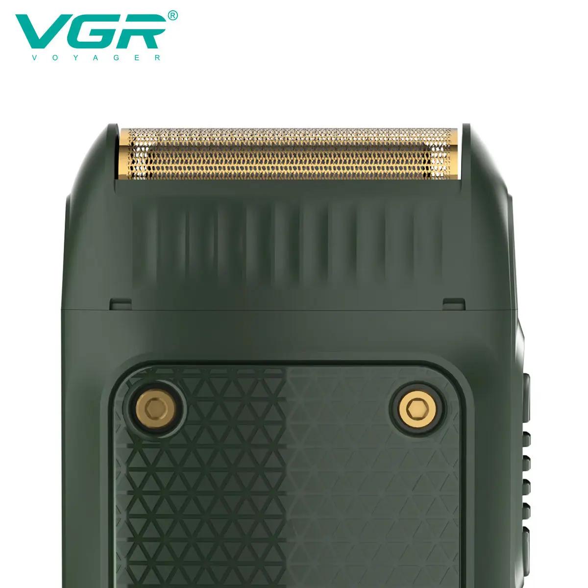 Vgaz353-Rasoir Électrique Professionnel pour Homme, Tondeuse à Cheveux, Rasoirs Rechargeables, Tonde
