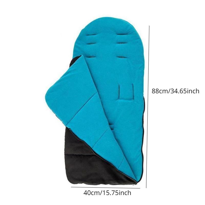 Housse de pied chaude pour poussette de bébé, coussin universel avec couverture épaisse en coton pou