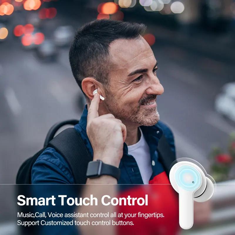 QCY-Écouteurs sans fil Bluetooth 7.2, T13, Pilotes 5.1mm, Écouteurs TWS, 40H de temps de lecture, Ch
