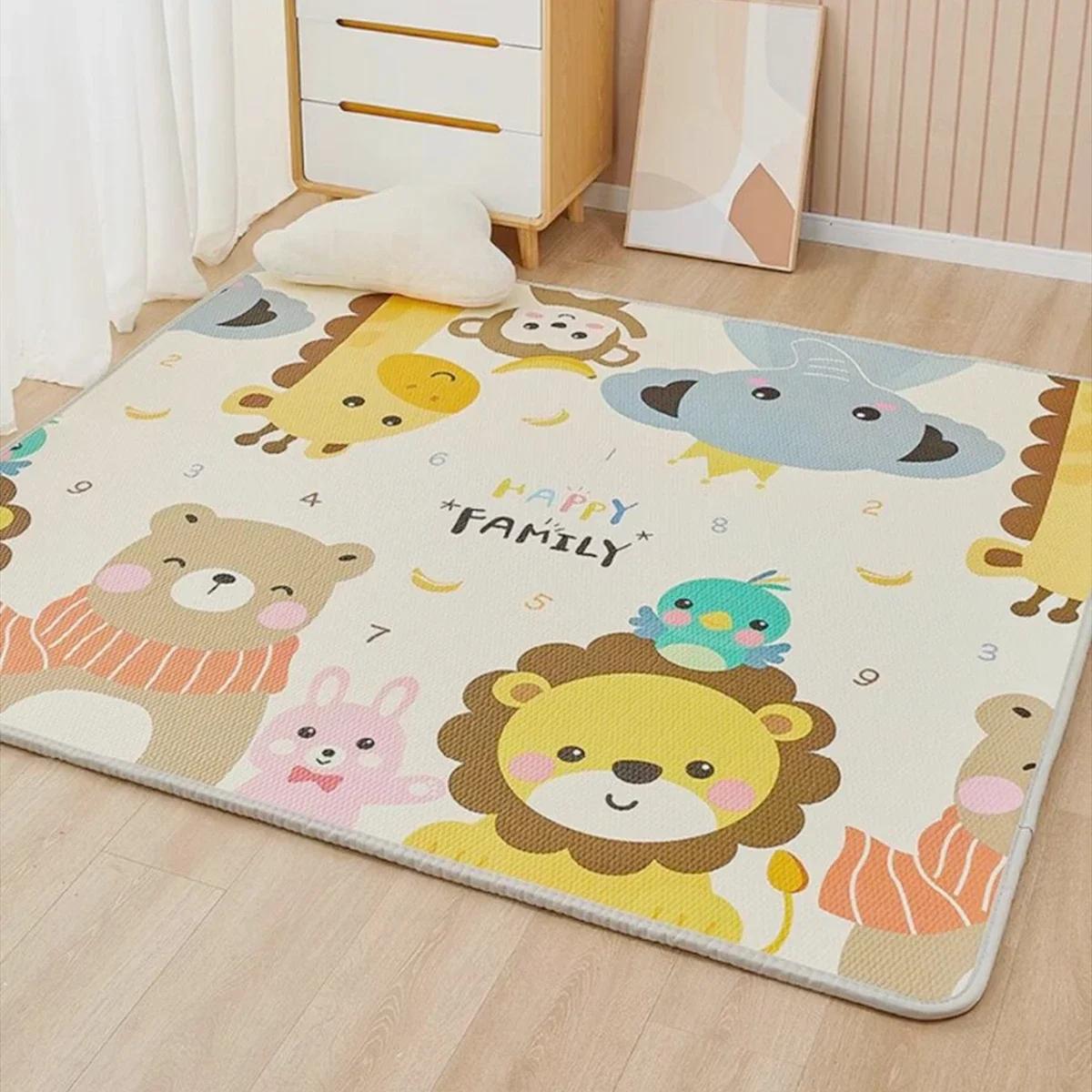 Tapis de jeu épais pour bébé rampant, grande taille, pliable, de sécurité pour enfants, jouets, cade