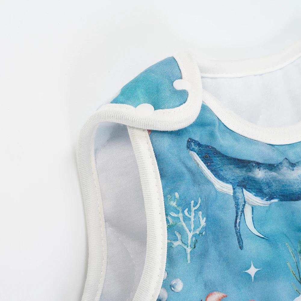 Elinfant 1 Pc bébé sac de couchage polyester Farbic mode imprime S/M/L 3 tailles respirant lavable c