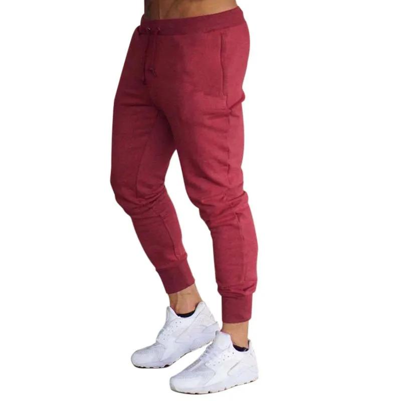 Pantalons de Sport pour hommes, pantalons de course, d'entraînement, de Jogging, longs, de Sport, de
