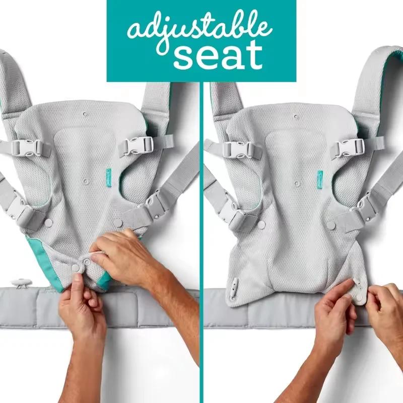 Sangle Multifonctionnelle 4 en 1 pour Bébé, Sangle pour Nouveau-Né et Tout-Petit, Sac Kangourou Conv