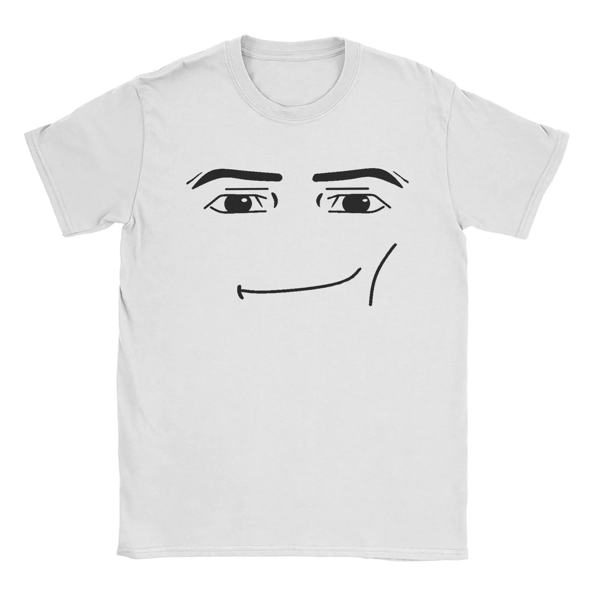 T-shirt graphique Y2k Anime Robot Robloxs Face, vêtements pour hommes, T-shirts esthétiques, nouvell