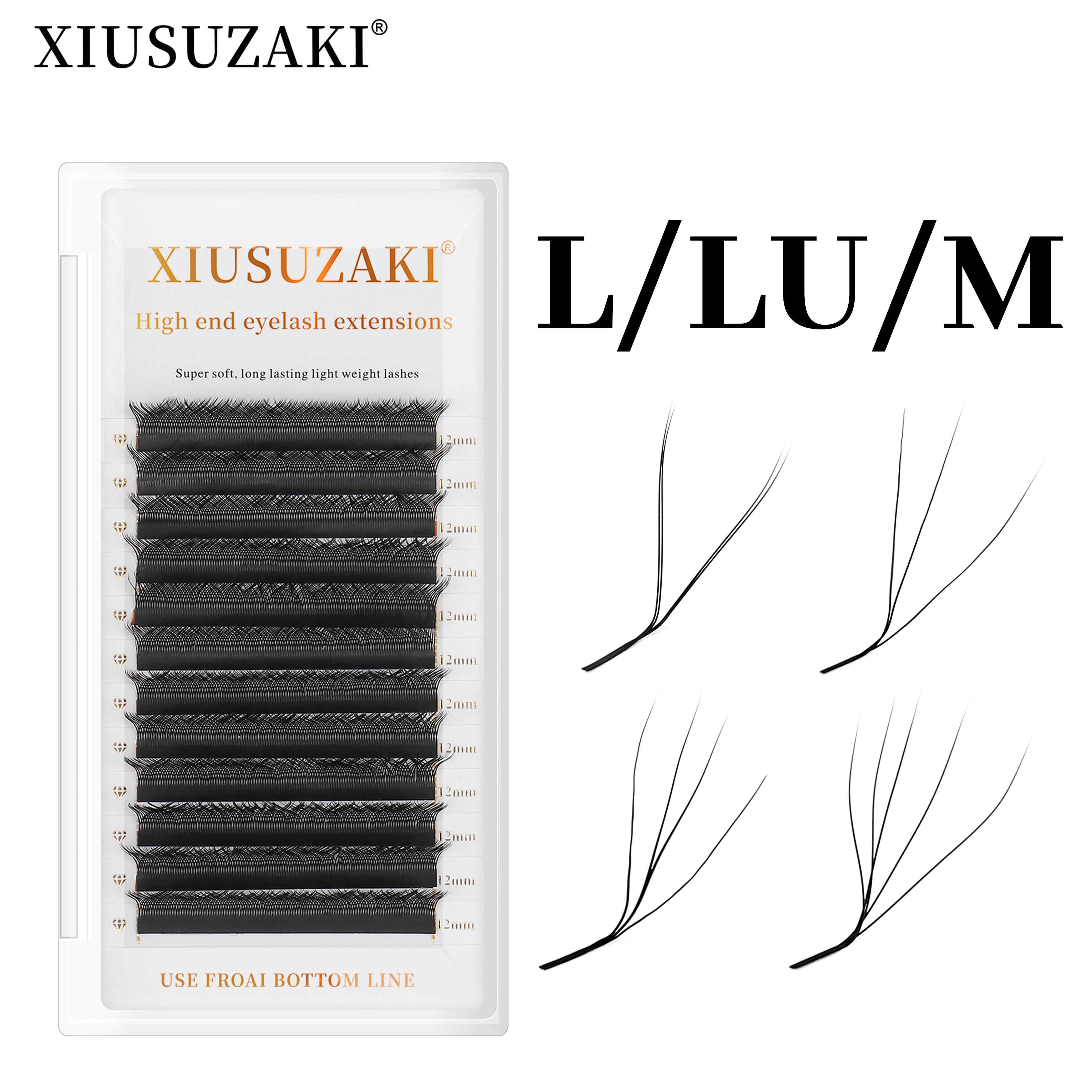 XIUSMERCEDES-Extensions de Cils AKI, Tissés à la Main, Doux, Légers, Naturels, Préfabriqués, Volume,