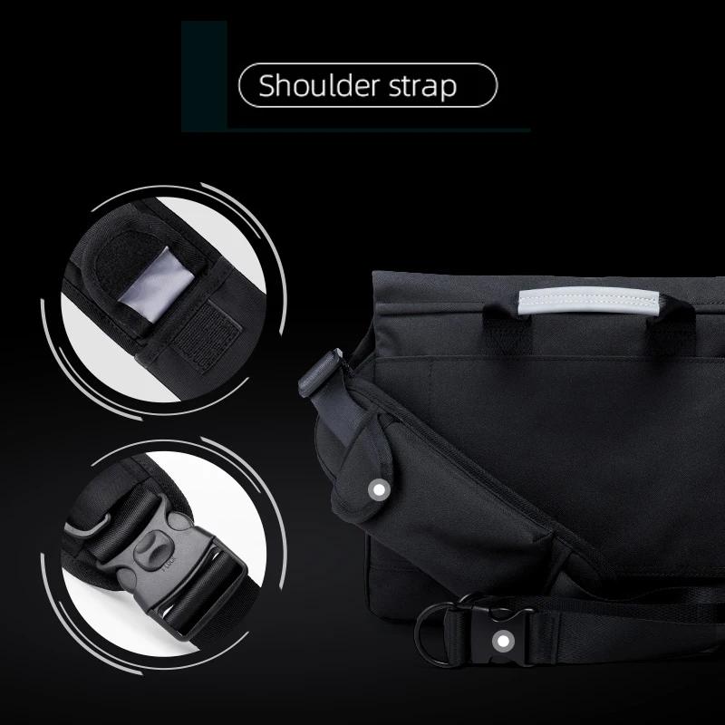 MOYYI Design grand sac de messager pour ordinateur portable pour hommes étanche voyage bandoulière s