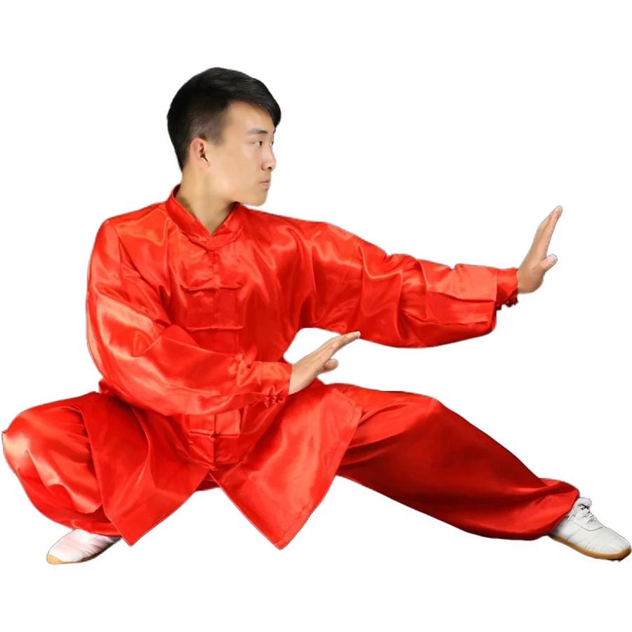 Uniformes traditionnels chinois Tai Chi Kung Fu, vêtements de gymnastique du matin pour adultes, Wus