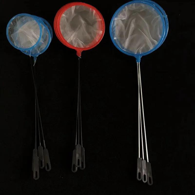 Accessoires d'aquarium à mailles fines, 2 pièces, poignée en acier inoxydable, filet de pêche pour A