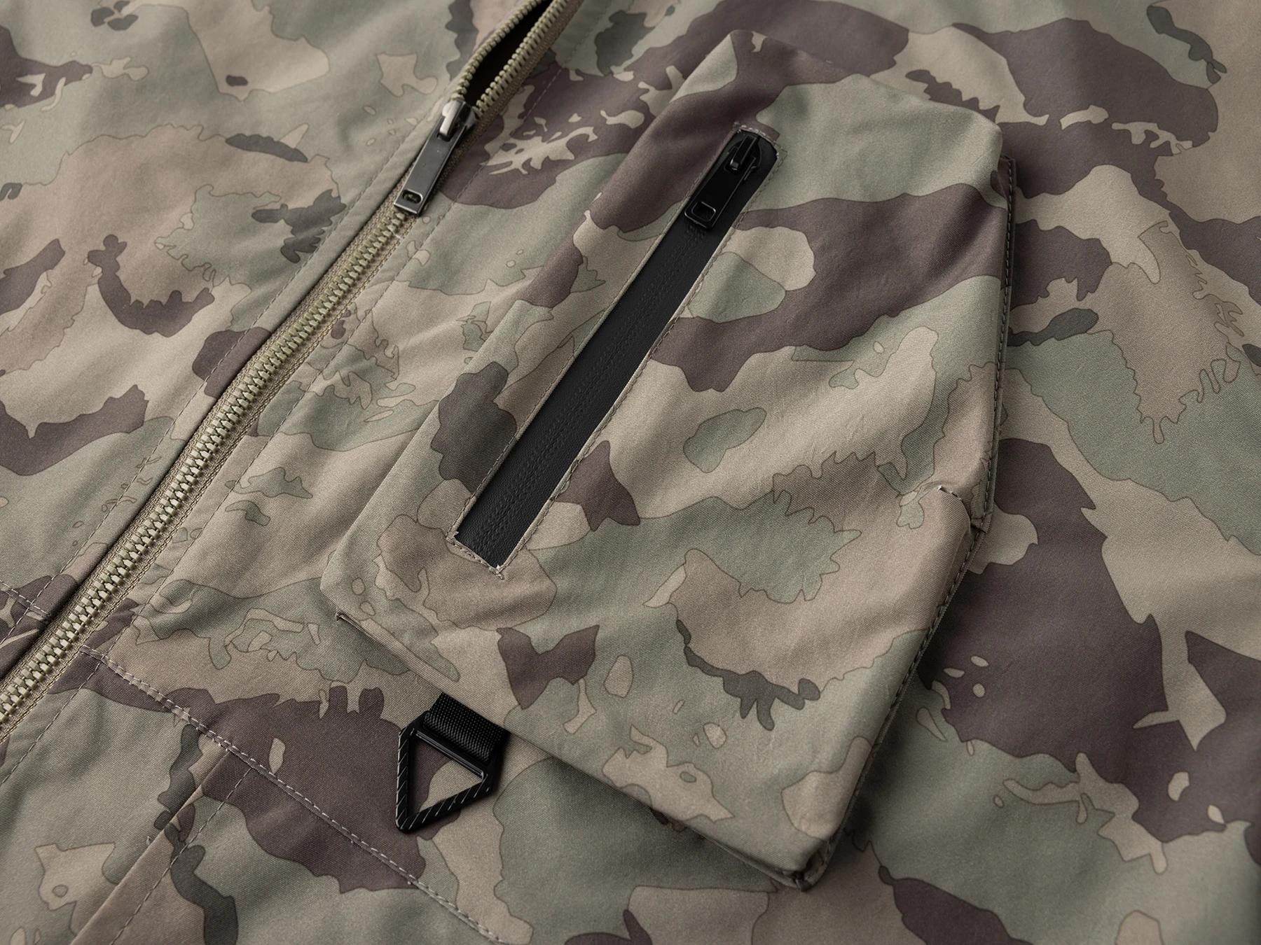 Veste à capuche de Camouflage pour hommes, vêtements d'extérieur tendance américains, Sports de plei